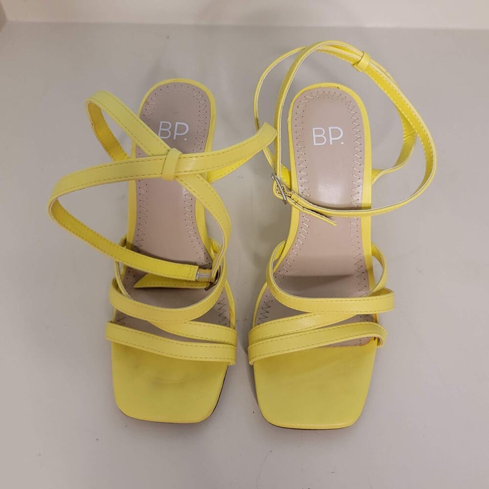 BP Yellow Strappy High Heels